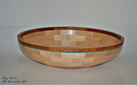 Hand turned wooden bowls